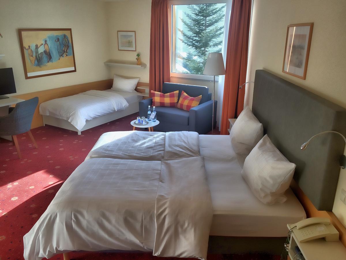 Akzent Hotel Hoehenblick Muehlhausen im Taele Extérieur photo