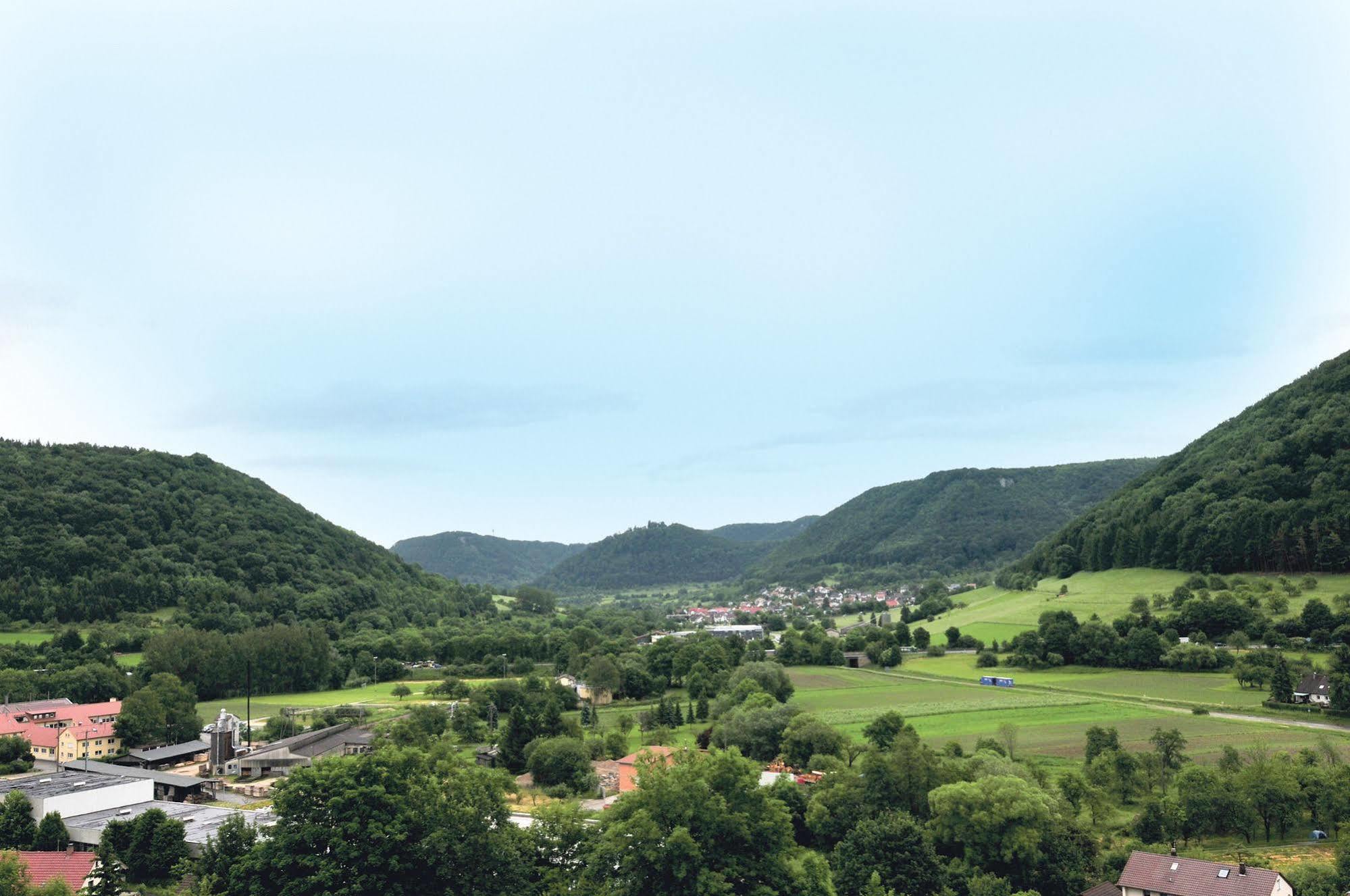 Akzent Hotel Hoehenblick Muehlhausen im Taele Extérieur photo