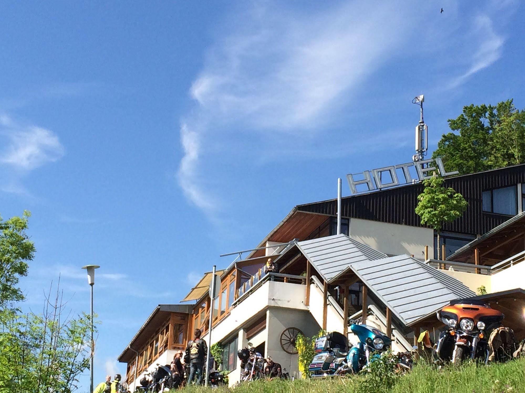 Akzent Hotel Hoehenblick Muehlhausen im Taele Extérieur photo