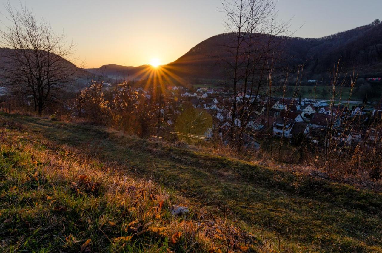 Akzent Hotel Hoehenblick Muehlhausen im Taele Extérieur photo
